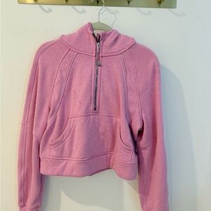 lululemon athletica Pink Half-Zip Hoodie